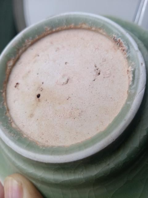 古玩陶瓷龍泉釉瓜棱紋花口盤拍賣，當前價格25600元