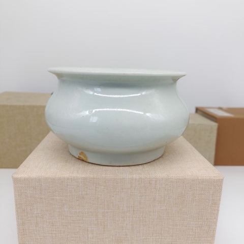 古玩陶瓷清：德化窯圈足香爐拍賣，當前價格2200元