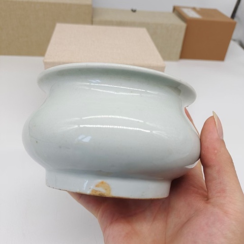 古玩陶瓷清：德化窯圈足香爐拍賣，當前價格2200元