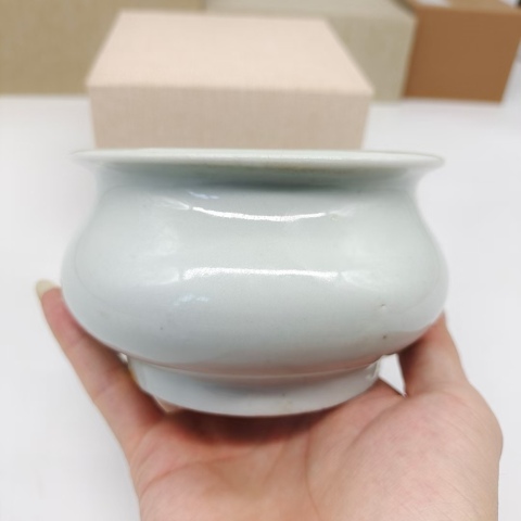 古玩陶瓷清：德化窯圈足香爐拍賣，當前價格2200元