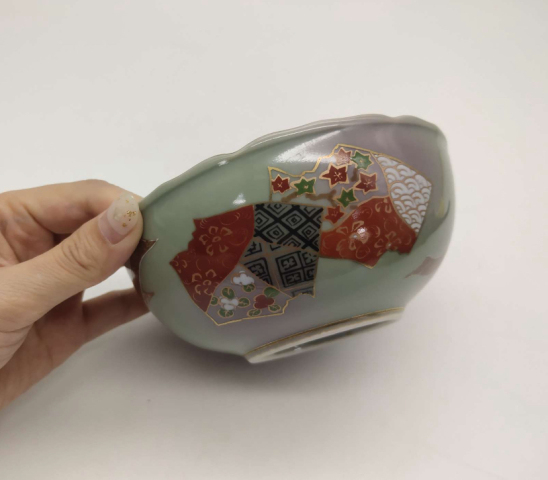 古玩陶瓷花口碗拍賣,當前價格120元