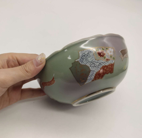 古玩陶瓷花口碗拍賣,當前價格120元
