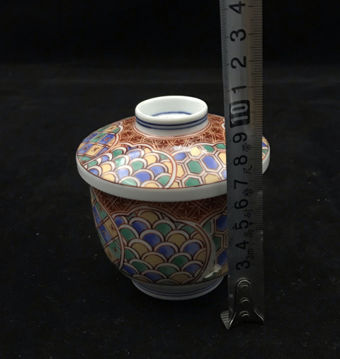 古玩陶瓷五彩蓋罐拍賣,當前價格168元