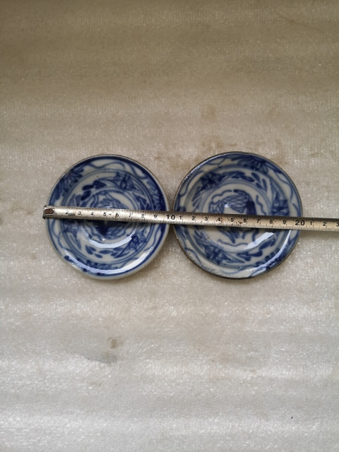 古玩陶瓷磁州窯青花滿池嬌紋盤拍賣，當前價格220元
