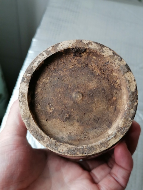 古玩陶瓷醤釉鐵銹斑褐釉瓶拍賣，當(dāng)前價格200元