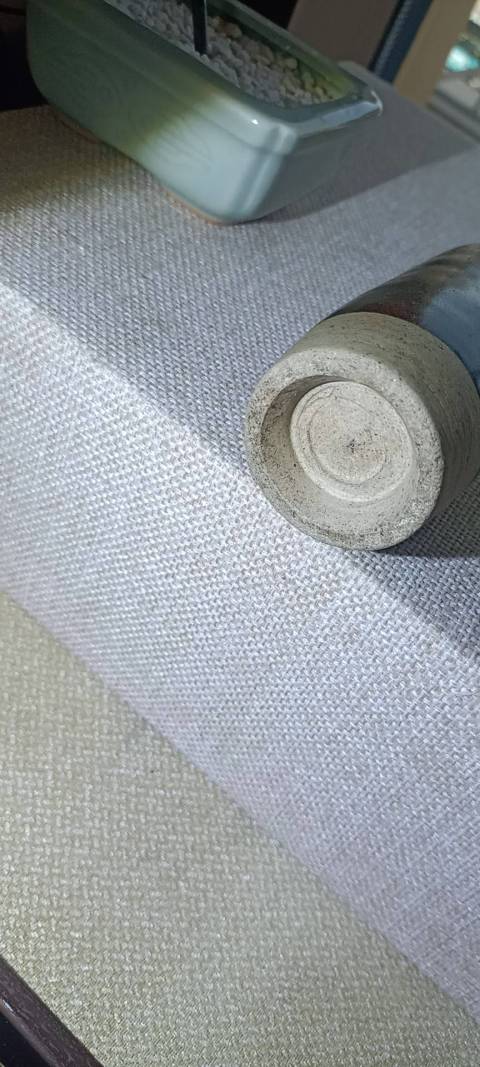 古玩陶瓷明代茶葉末釉瓶拍賣,當前價格1800元
