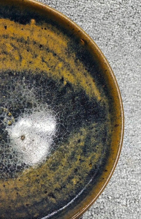 古玩陶瓷黒褐釉碗拍賣，當前價格2298元