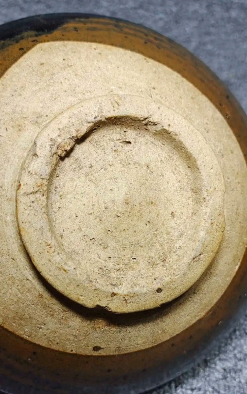 古玩陶瓷黒褐釉碗拍賣，當前價格2298元