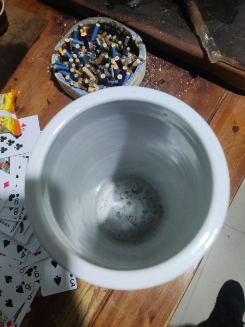 古玩陶瓷東方朔偷桃帽筒拍賣，當前價格3688元