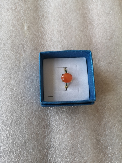 古玩玉器南紅戒指拍賣,當前價格260元