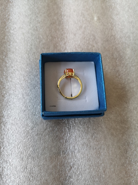 古玩玉器南紅戒指拍賣,當前價格260元