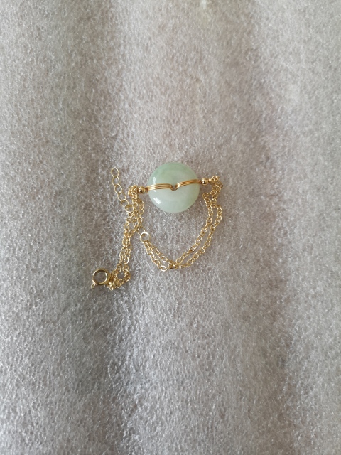 古玩玉器翡翠手鏈拍賣，當前價格398元