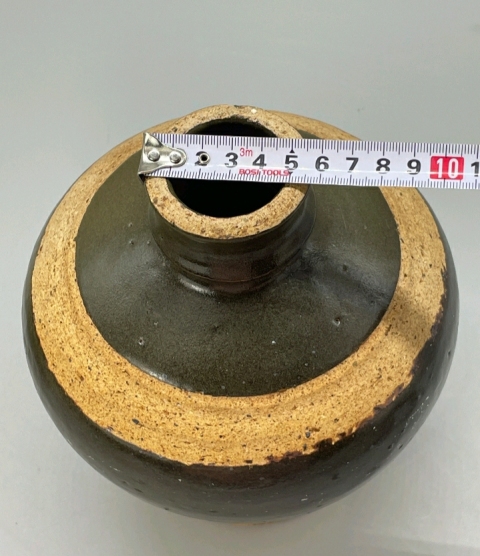 古玩陶瓷磁州窯系褐釉澀圈瓶拍賣，當(dāng)前價格3698元