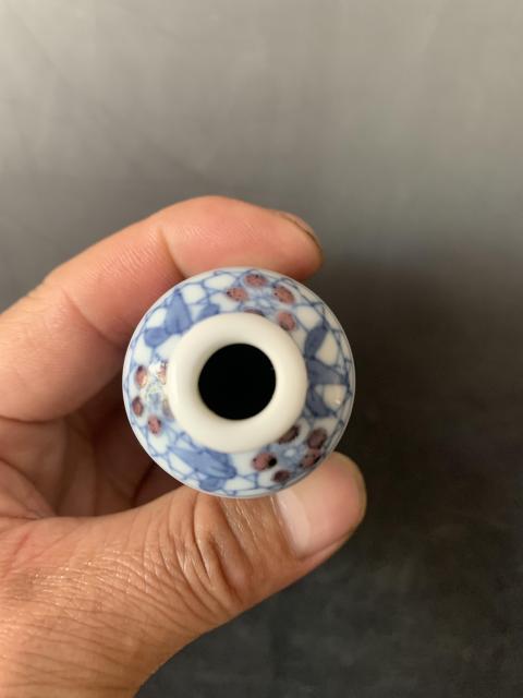 古玩陶瓷青花釉里紅人物故事鼻煙壺拍賣，當前價格8888元