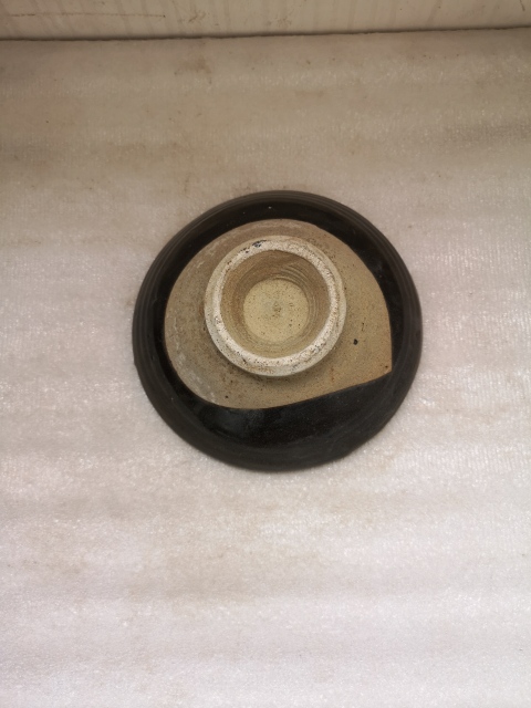 古玩陶瓷磁州窯黑釉斗笠碗拍賣(mài),當(dāng)前價(jià)格850元