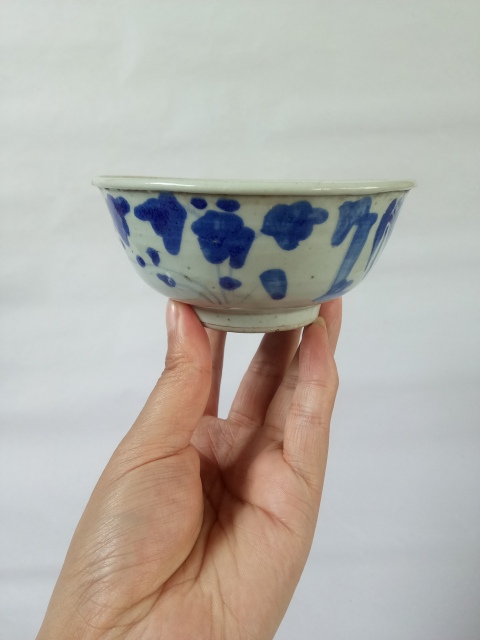 古玩陶瓷清晚期~青花碗拍賣,當前價格0元