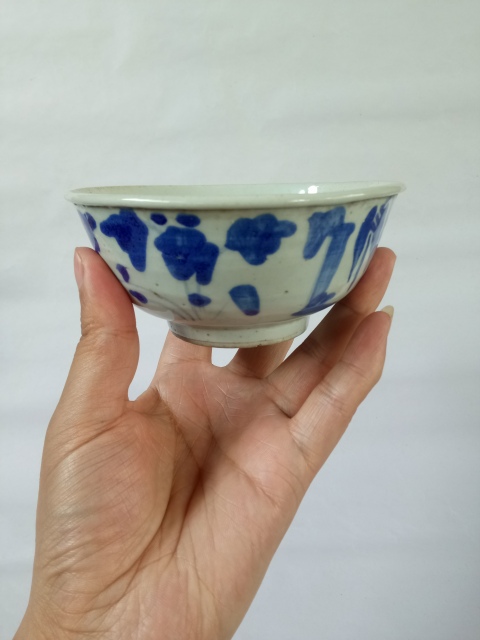 古玩陶瓷清晚期~青花碗拍賣,當前價格0元