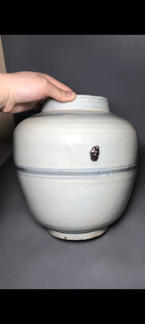 古玩陶瓷【乾隆】青花罐【此罐為大號罐】【估價中幾千元】拍賣,當前價格0元