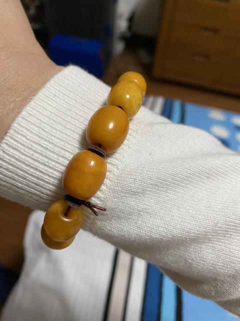 古玩雜項波羅的海蜜蠟棗珠手串拍賣,當前價格6200元
