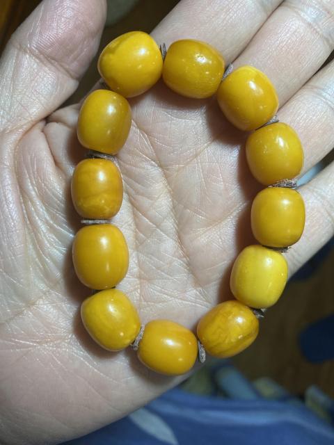 古玩雜項波羅的海蜜蠟棗珠手串拍賣,當前價格6200元