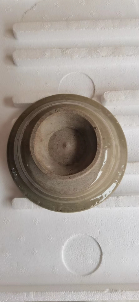 古玩陶瓷青釉高足盤拍賣，當(dāng)前價格1200元