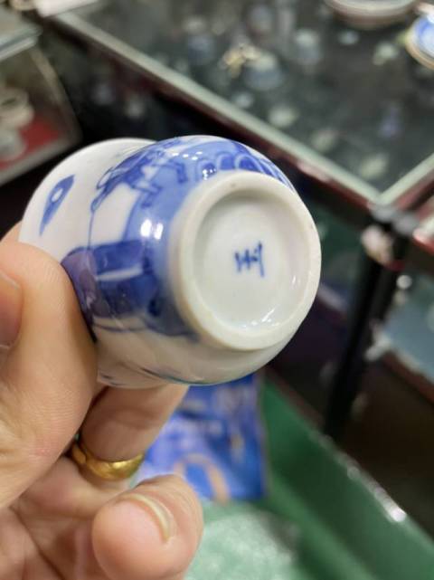古玩陶瓷青花小杯拍賣,當前價格3000元