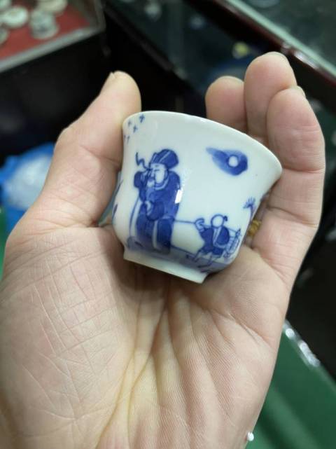 古玩陶瓷青花小杯拍賣,當前價格3000元