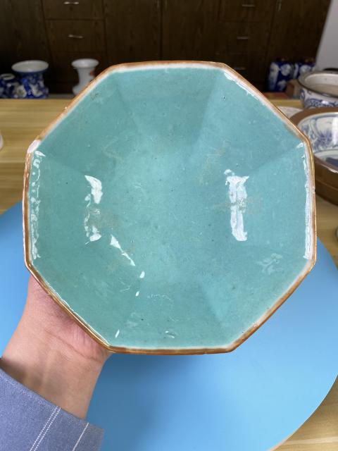 古玩陶瓷清同治 精品粉彩八卦紋大貢碗拍賣，當前價格1500元