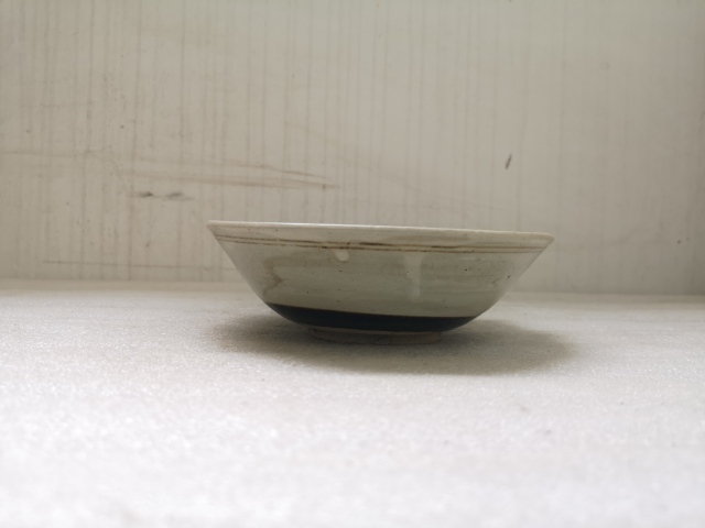 古玩陶瓷磁州窯白釉黑花碗拍賣，當前價格680元