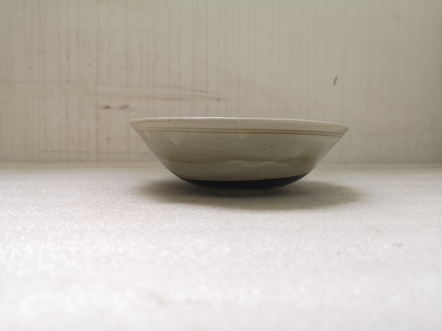 古玩陶瓷磁州窯白釉黑花碗拍賣，當前價格680元