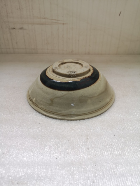 古玩陶瓷磁州窯白釉黑花碗拍賣，當前價格680元