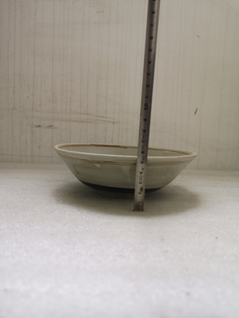 古玩陶瓷磁州窯白釉黑花碗拍賣，當前價格680元