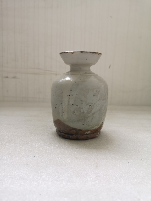 古玩陶瓷磁州窯白釉酒壺拍賣,當前價格450元