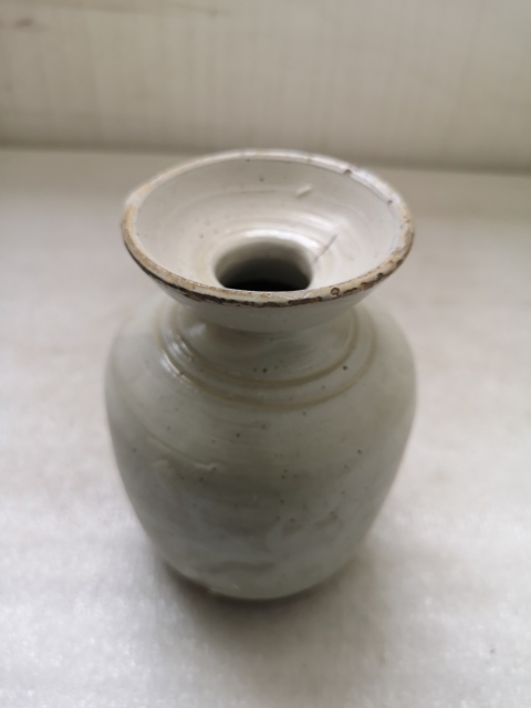 古玩陶瓷磁州窯白釉酒壺拍賣,當前價格450元