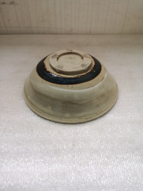 古玩陶瓷磁州窯白釉黑花碗拍賣，當前價格680元