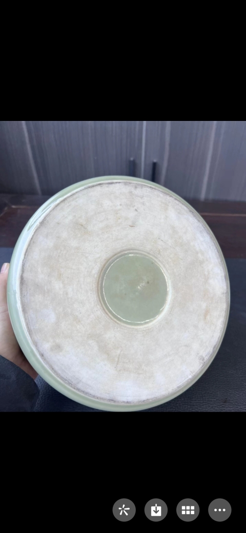 古玩陶瓷冬青釉刻花洗拍賣,當(dāng)前價(jià)格6800元