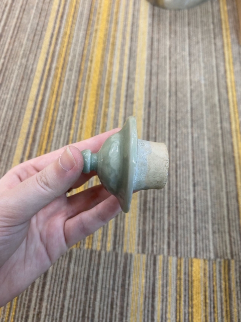 古玩陶瓷青釉瑞獸執壺拍賣，當前價格6500元