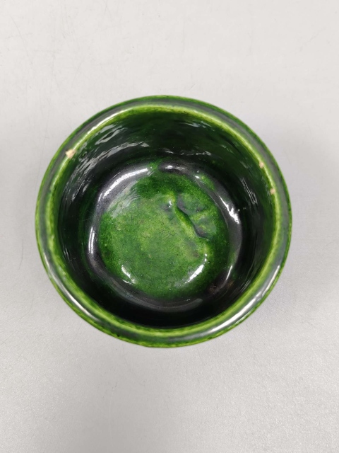 古玩陶瓷綠釉三足筒式香爐拍賣,當前價格400元