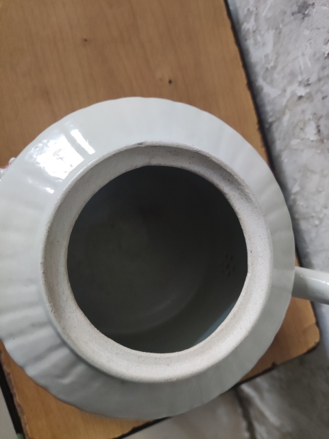 古玩陶瓷清乾隆瓜棱執壺拍賣,當前價格3588元
