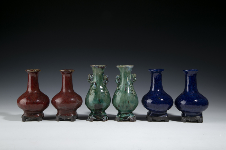 古玩陶瓷民國(guó)·各色小瓶一組拍賣，當(dāng)前價(jià)格6200元