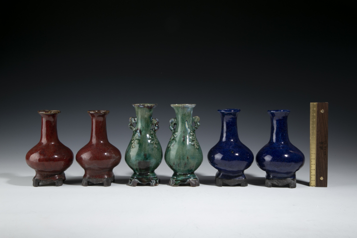 古玩陶瓷民國(guó)·各色小瓶一組拍賣，當(dāng)前價(jià)格6200元
