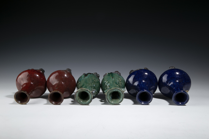 古玩陶瓷民國(guó)·各色小瓶一組拍賣，當(dāng)前價(jià)格6200元