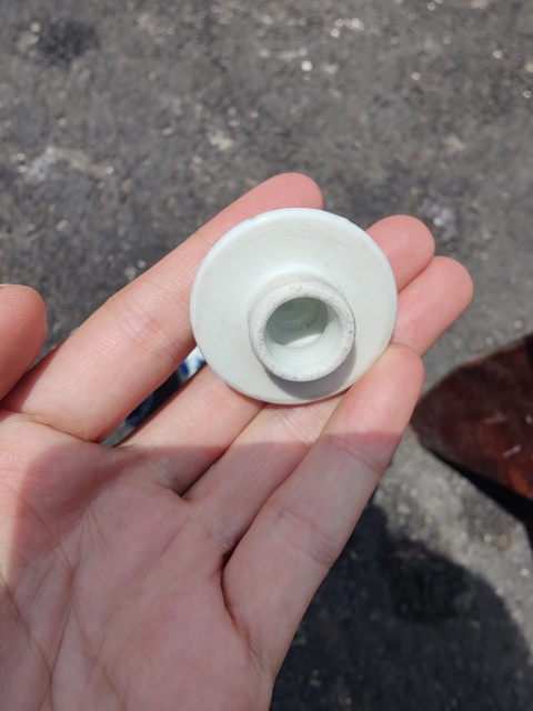 古玩陶瓷晚清人物市井之徒一對青花瓶拍賣，當前價格4680元
