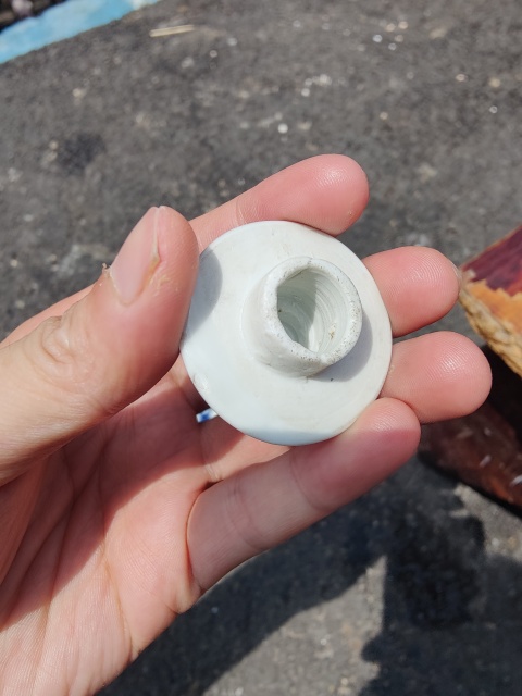 古玩陶瓷晚清人物市井之徒一對青花瓶拍賣，當前價格4680元