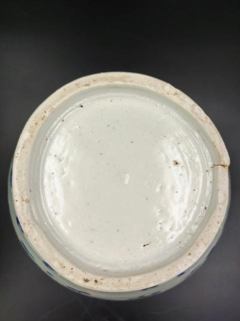 古玩陶瓷明代青花罐，全品拍賣，當前價格7600元