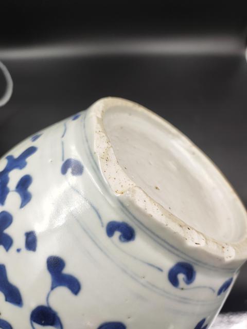 古玩陶瓷明代青花罐，全品拍賣，當前價格7600元