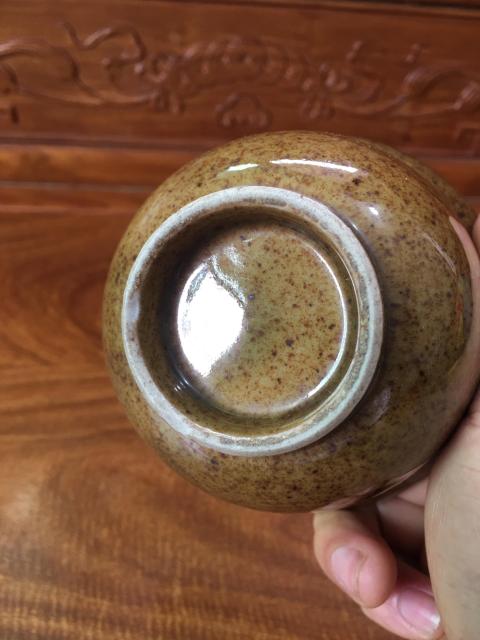 古玩陶瓷精品鱔魚黃釉蓋碗拍賣，當前價格0元