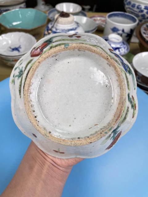 古玩陶瓷清晚 松石綠釉大雞圖粉彩貢碗拍賣，當(dāng)前價(jià)格820元