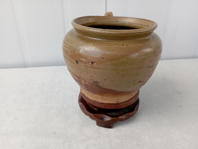 古玩陶瓷福建窯口青釉花澆拍賣，當(dāng)前價格500元