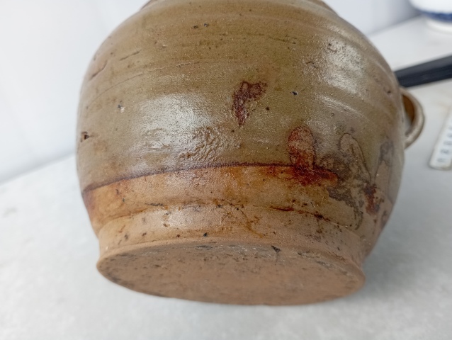 古玩陶瓷福建窯口青釉花澆拍賣，當(dāng)前價格500元